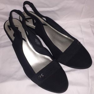 Anne Klein Wedge-Heel Slingback